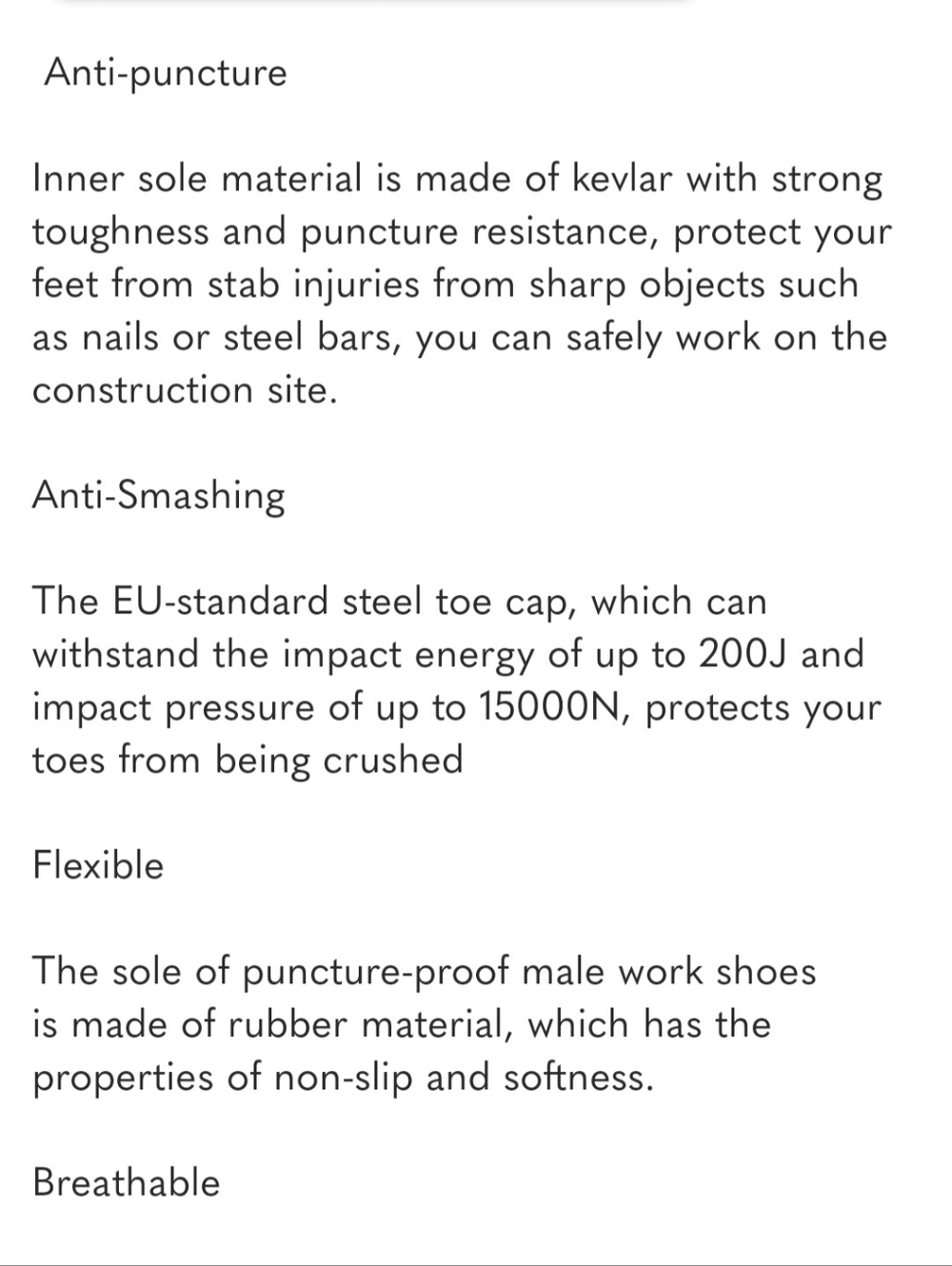 Suadex Shoes Reinforced Toe Utility Sneakers Outdoor Work Boots Womens 9 Mens 7 - Picture 7 of 9